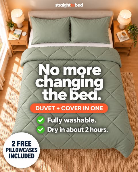 Never change a duvet cover again