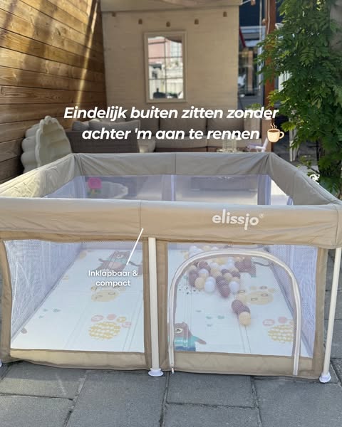 Inklapbaar en snel opgezet