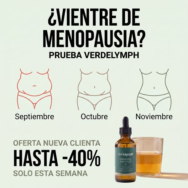 Reactiva tu linfa en la menopausia.