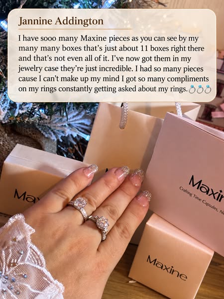 Her jewelry cabinet is FULL of Maxine.