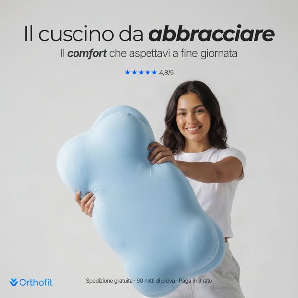 Il cuscino da abbracciare