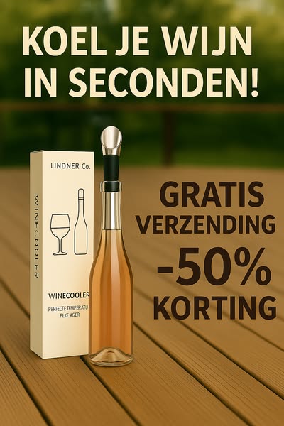 Vanaf nu blijft je wijn altijd perfect koel.