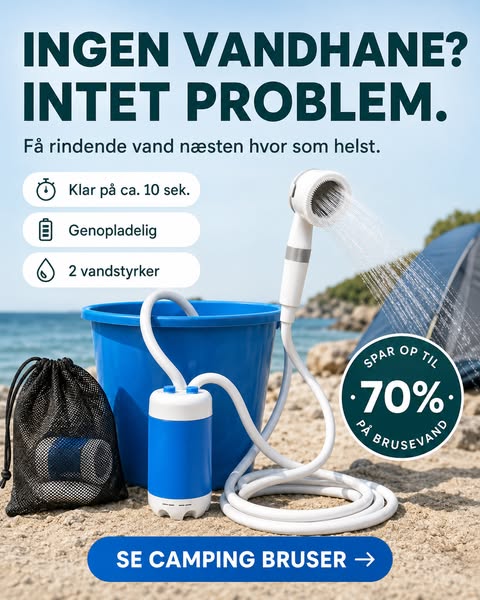 50% rabat + Fri fragt i hele Danmark