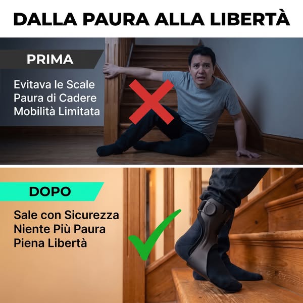 Supporto Quotidiano per il Piede Cadente | 50% DI SCONTO