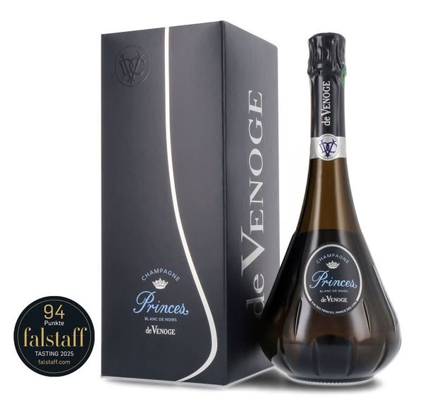 De Venoge Princes Champagne Blanc de Noirs 12% vol. 0,75l Confezione regalo