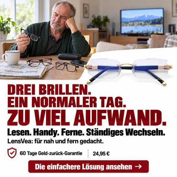 Drei Brillen für einen normalen Tag?