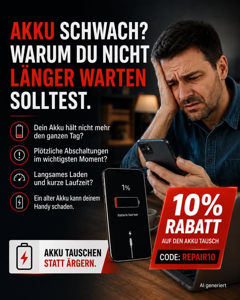 iPhone Akku tauschen