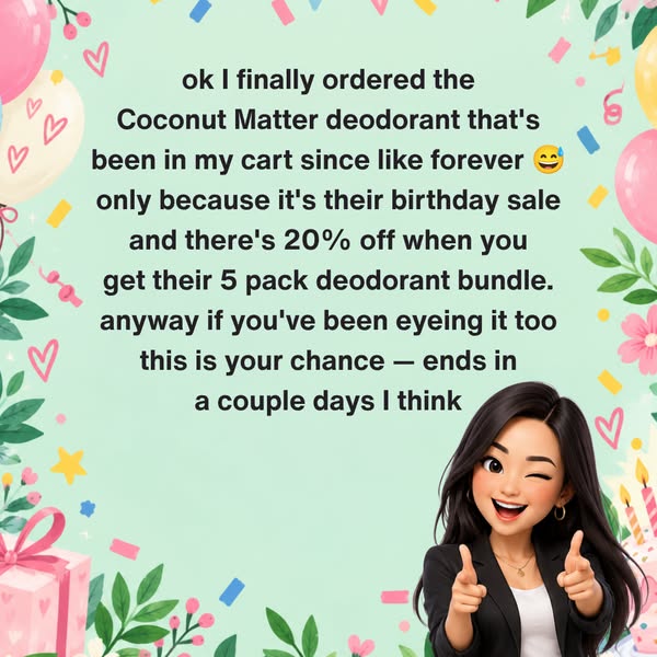 BDAY SALE ALERT