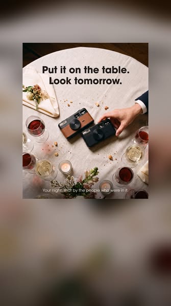 Let the guests take the photos