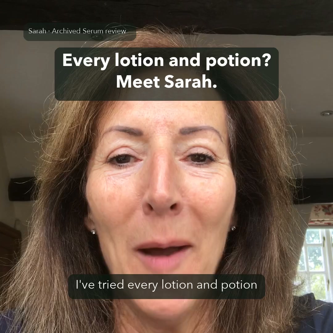 Every lotion and potion? Meet Sarah.