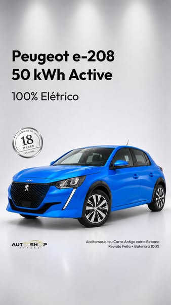 Peugeot e-208 Active: feito para a cidade