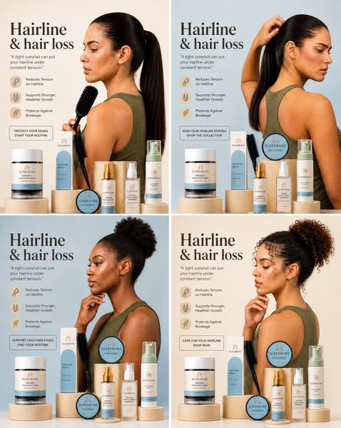 **Wear a sleek ponytail every day without putting unnecessary strain on your own hair. **