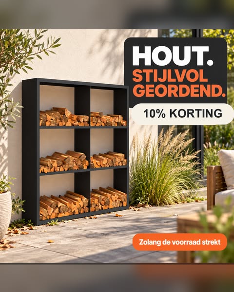 10% korting op houtopslagen