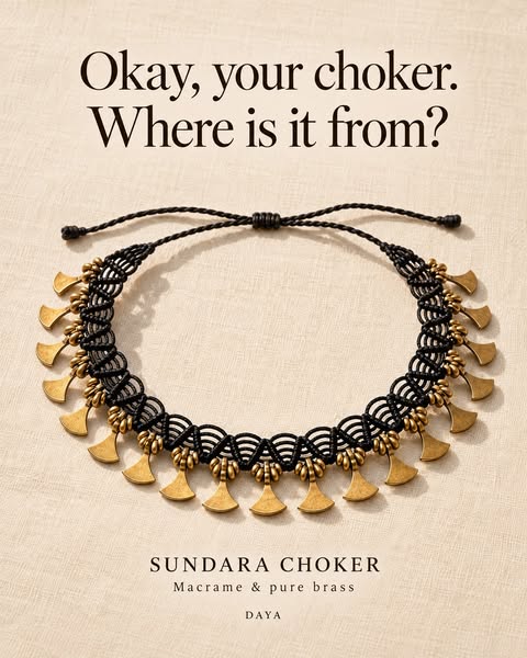 Okay, your choker.