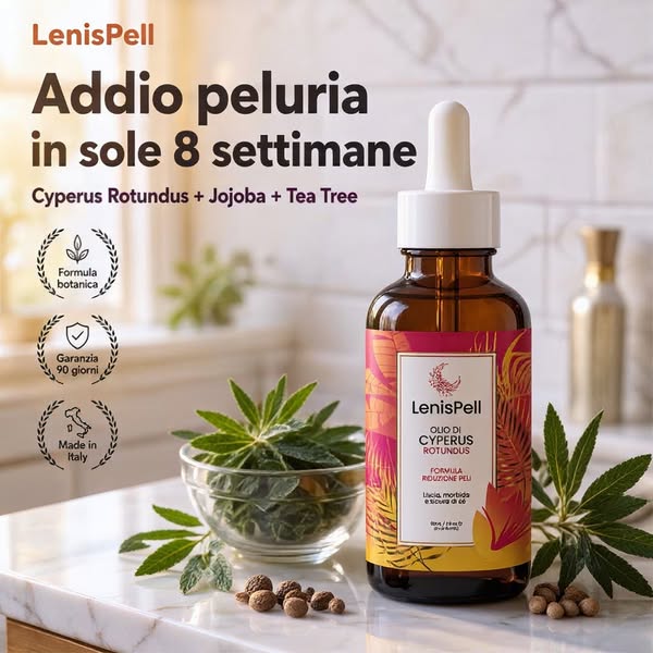 Addio peli sul viso