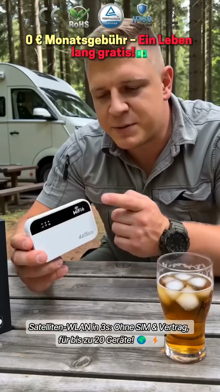 5G Satelliten-WLAN: Nie wieder monatliche Internetkosten!