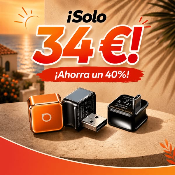 OTTOCAST mini cube 3.0 Adapter - Cosmic Orange