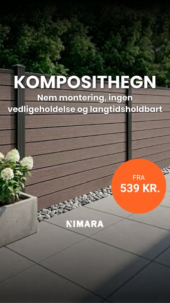 Komposithegn uden vedligeholdelse!