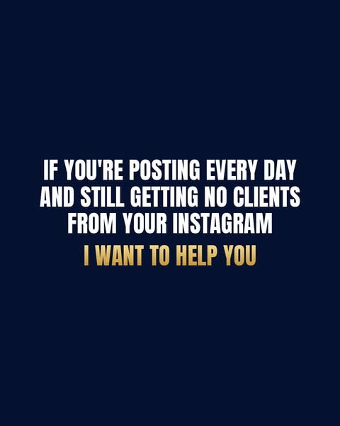 We Help Coaches Get Clients Using Instagram