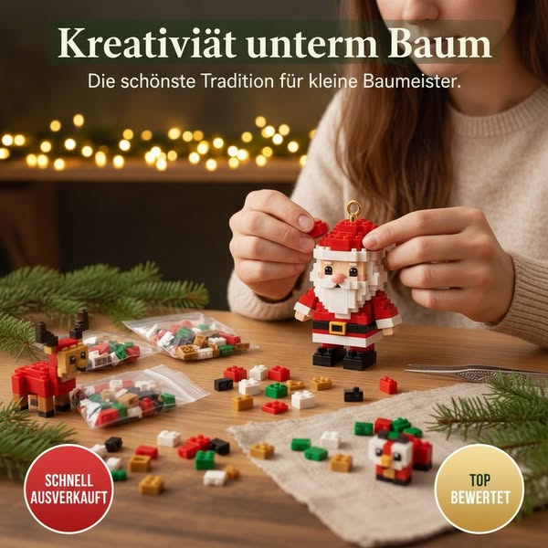 2026 Mini Christmas Building Block Ornament Advent Calendar