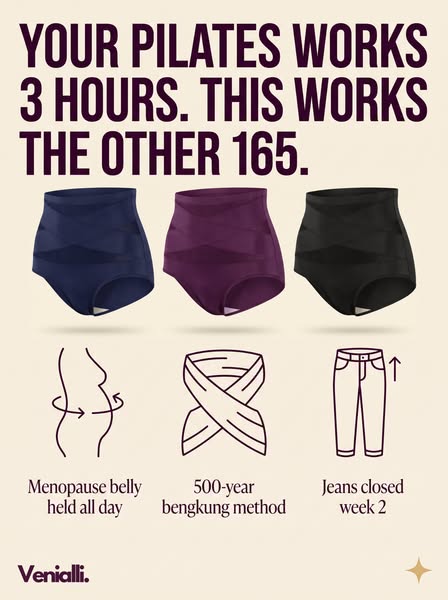 Your pilates works 3 hours a week. This works the other 165.