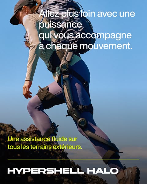 Hypershell HALO en précommande | Des pas plus légers au quotidien