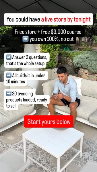 Free AI-Built Store in 10 Minutes
