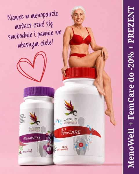 MenoWell + Fem Care do 20% taniej + PREZENT