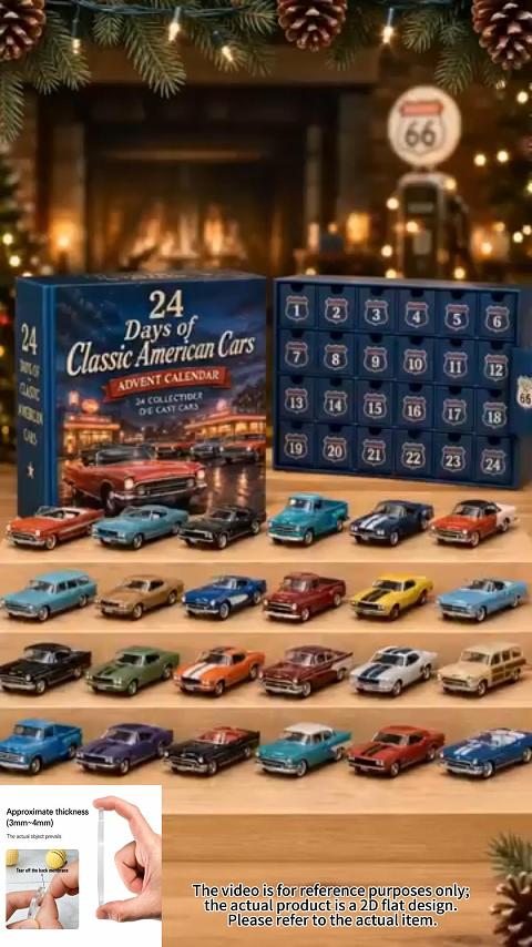 24 Days of Classic American Cars Advent Calendar