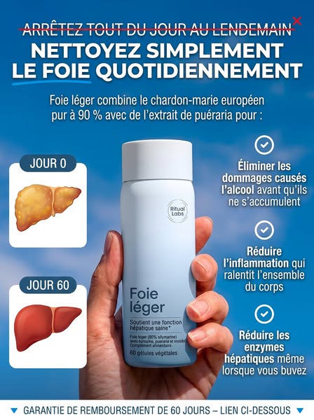 Donnez à votre foie ce dont il a besoin pour faire son travail.