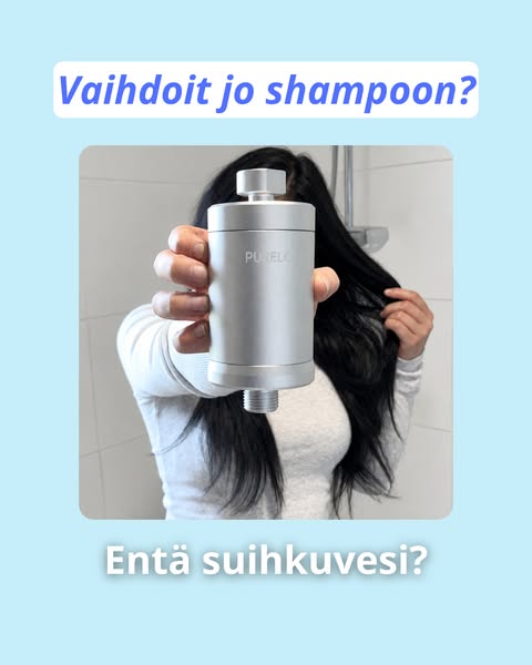 Suihkusuodatin hiusten ja ihon hyvinvointiin