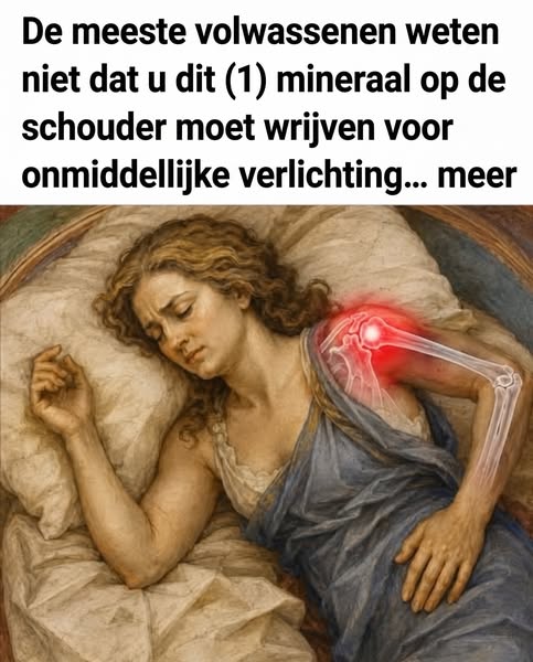 Het beste mineraal tegen “zeurende” schouderpijn?