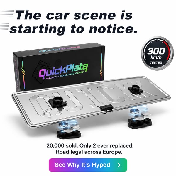 Pop License Plates in SECONDS