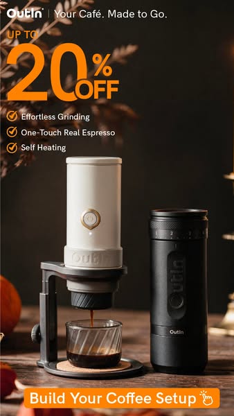 Café-Quality Coffee Anywhere — Up to 20% OFF