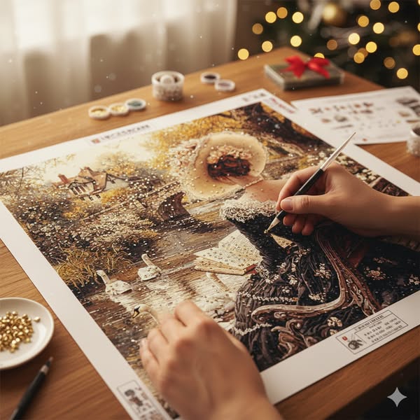 Diamant painting accessible : 6% off + kit de départ – Déco maison unique & élégante !