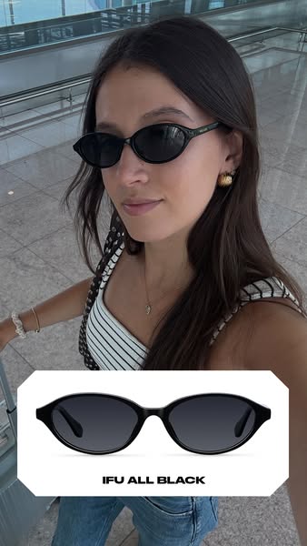 Meller | Ifu All Black - Sunglasses