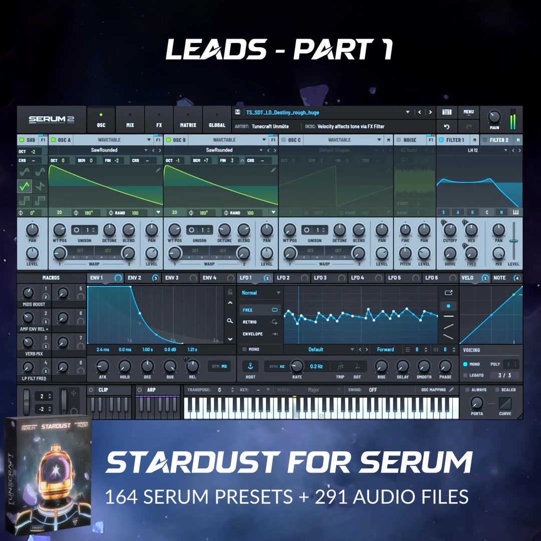 Stardust | 164 Presets & 300+ audio loops