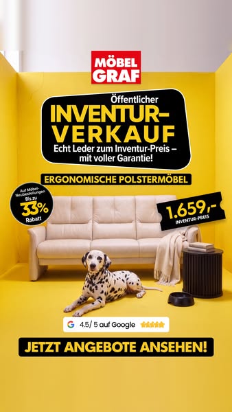 #1 Polstermöbel bis zu 78 % günstiger