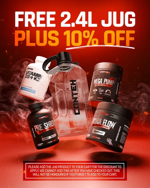FREE 2.4L JUG + 10% OFF
