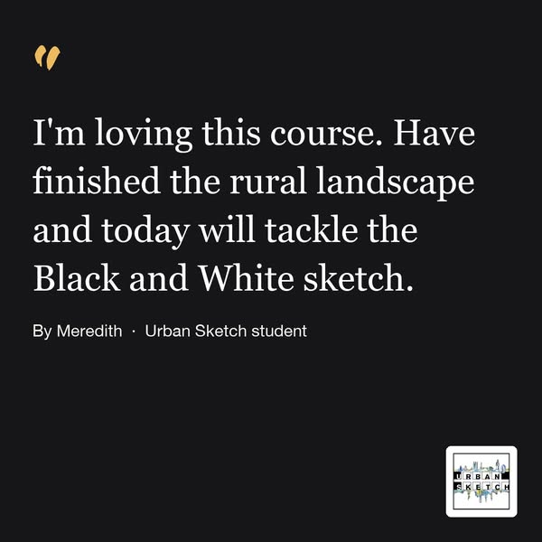 "I'm loving this course"