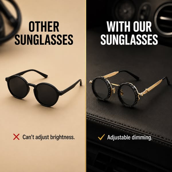 Adjustable Dimming Sunglasses