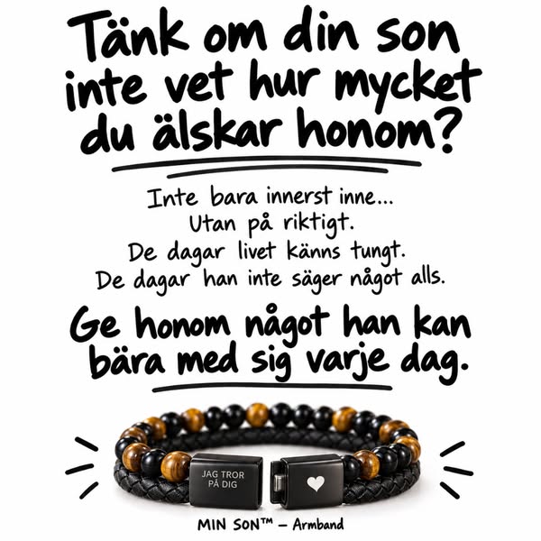 Till sonen som alltid är “okej”