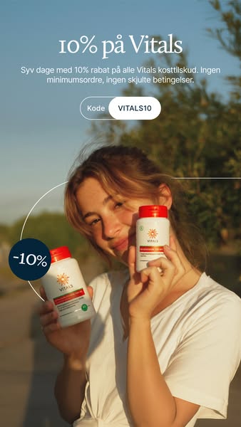10% på alle VITALS denne uge