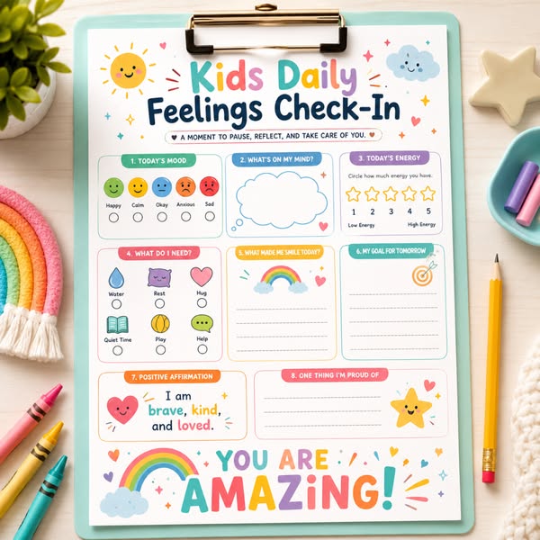 90% Off Kids Mental Health Check In