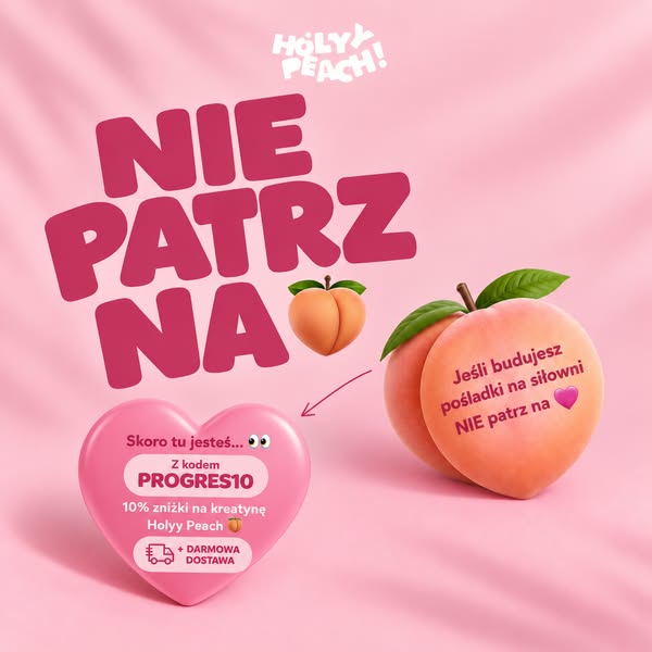 Trenujesz pośladki bez kreatyny?