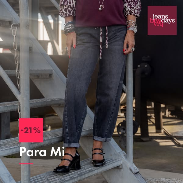 21% korting op alle Para Mi jeans