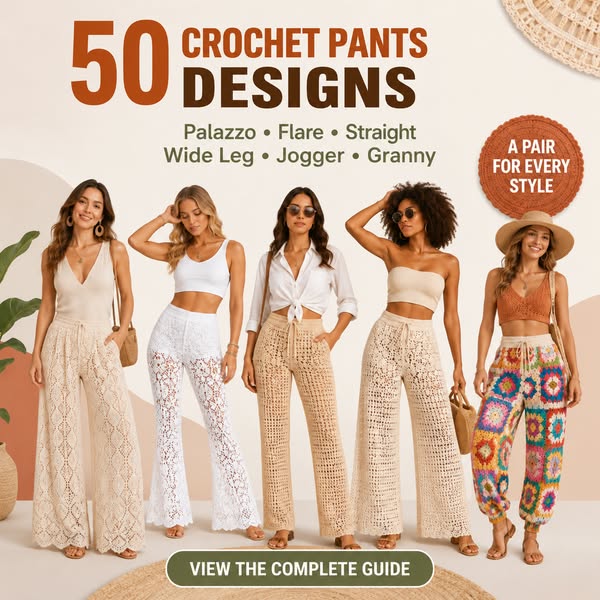 50 Crochet Pants