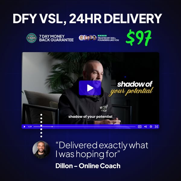 High Converting VSL in 24hrs