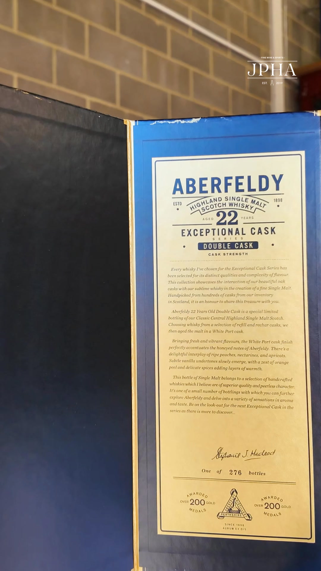 Aberfeldy 22 Year Old — Now £224.95