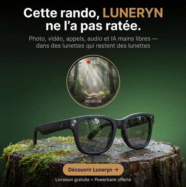 Lunettes intelligentes avec IA